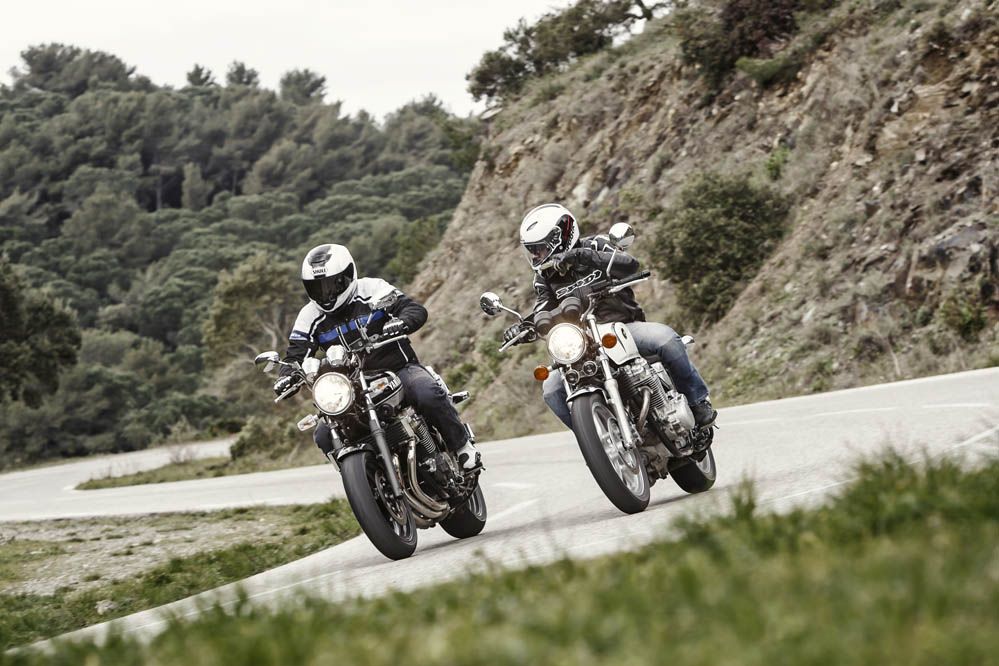 Comparativa retro: BMW, Honda, Moto Guzzi y Yamaha. Fotos
