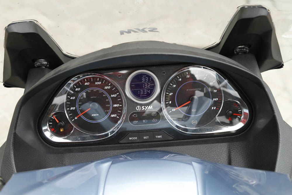 Comparativa scooter 400: Suzuki, SYM y Yamaha. Galería