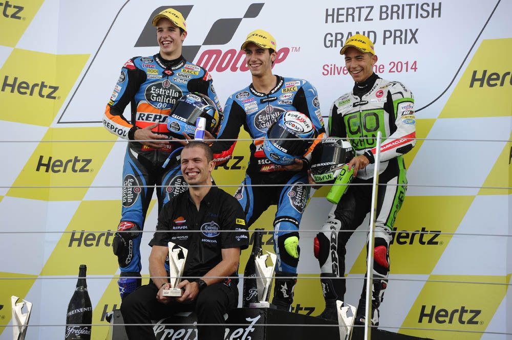 El Gran Premio de Gran Bretaña de Moto3 en fotos