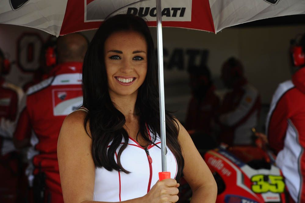 Las chicas del GP de Gran Bretaña. Fotos