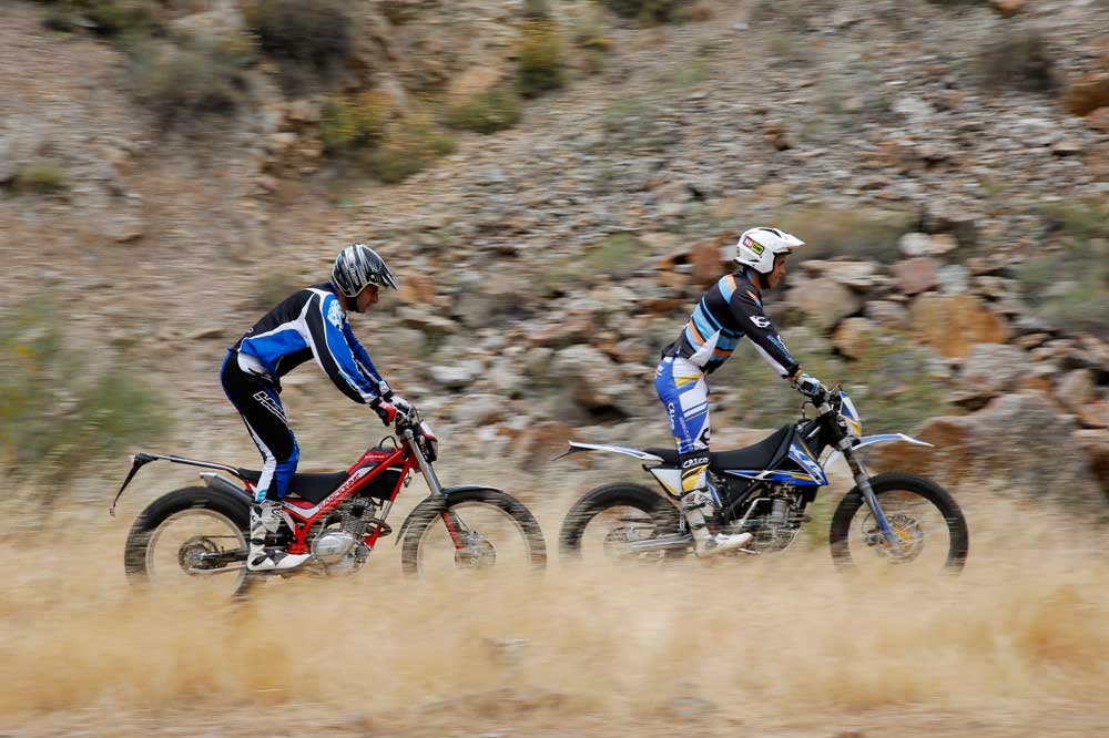Galería de fotos Comparativa trial Gas Gas Randonnè 200 y Sherco XRide 290