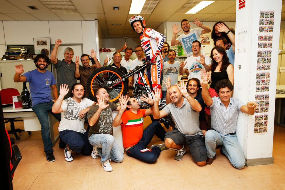 Entrevista a Toni Bou tras su octavo título mundial en Trial Outdoor. Galería
