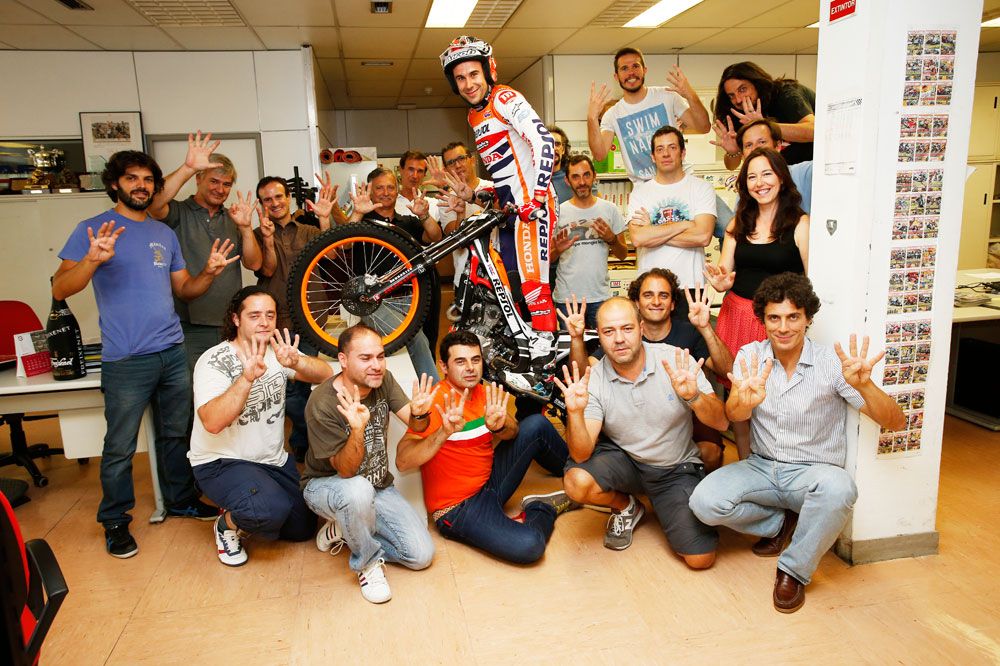 Entrevista a Toni Bou tras su octavo título mundial en Trial Outdoor. Galería