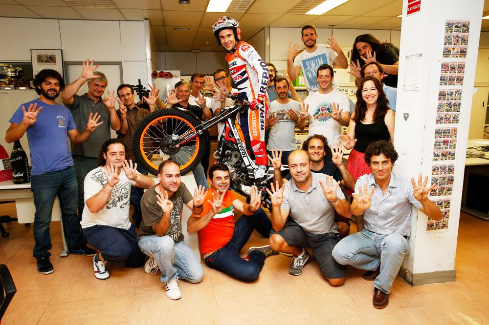 Entrevista a Toni Bou tras su octavo título mundial en Trial Outdoor. Galería