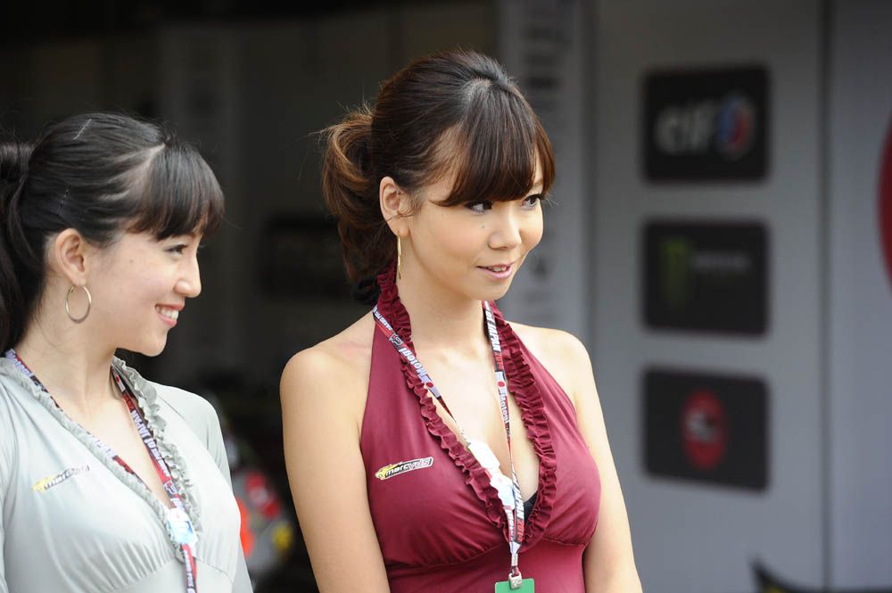 Las chicas del GP de Japón