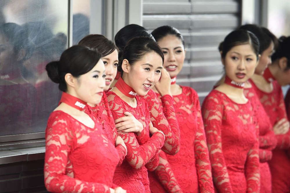 Las chicas del GP de Japón