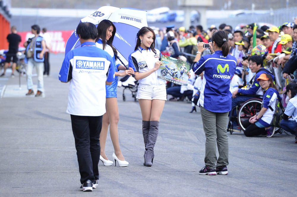 Las chicas del GP de Japón