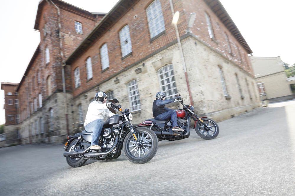 Comparativa Harley-Davidson 883 Sportster Iron y H-D Street 750. Galería