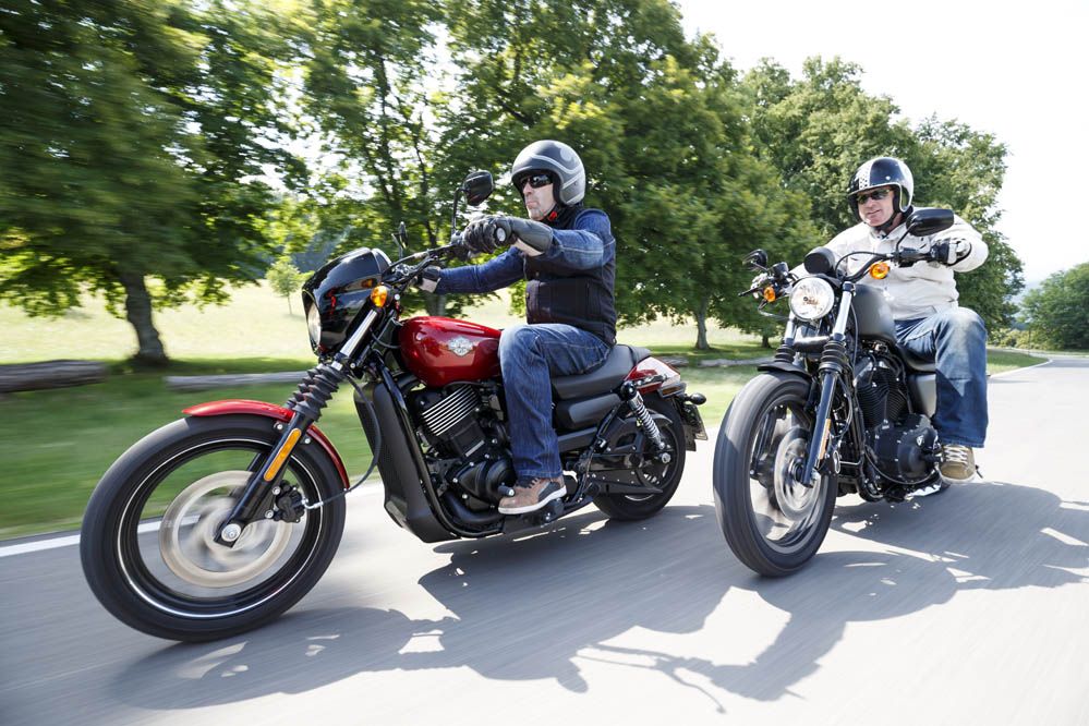 Comparativa Harley-Davidson 883 Sportster Iron y H-D Street 750. Galería