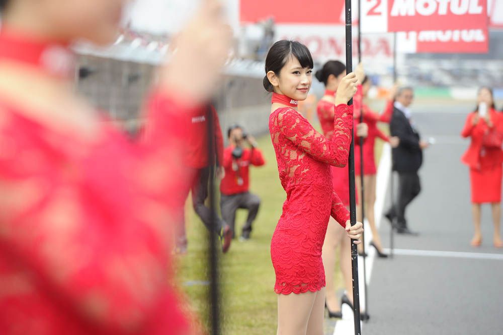 Las chicas del GP de Japón