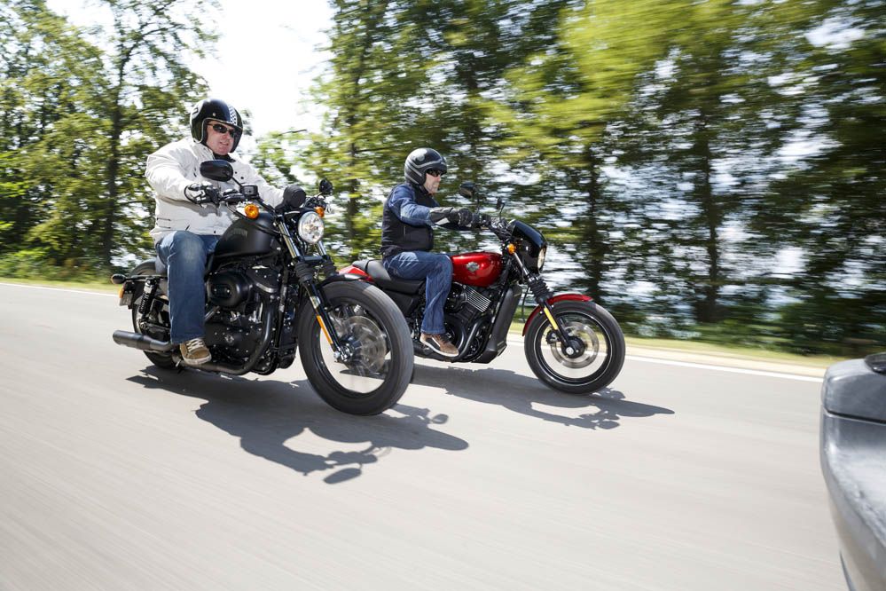 Comparativa Harley-Davidson 883 Sportster Iron y H-D Street 750. Galería