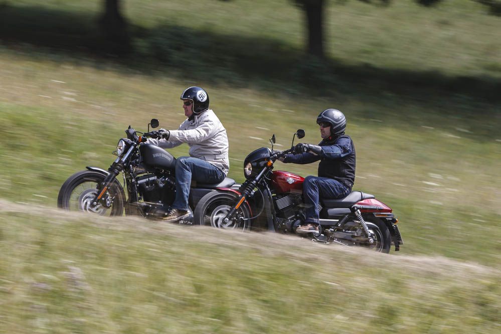 Comparativa Harley-Davidson 883 Sportster Iron y H-D Street 750. Galería