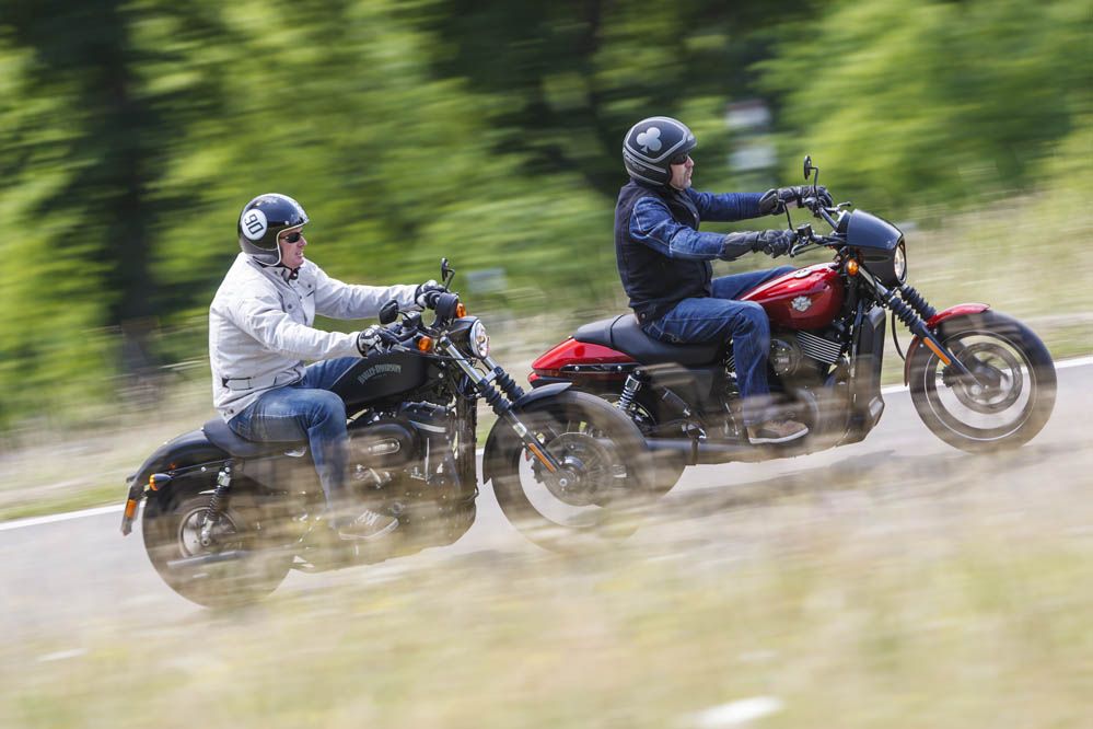 Comparativa Harley-Davidson 883 Sportster Iron y H-D Street 750. Galería