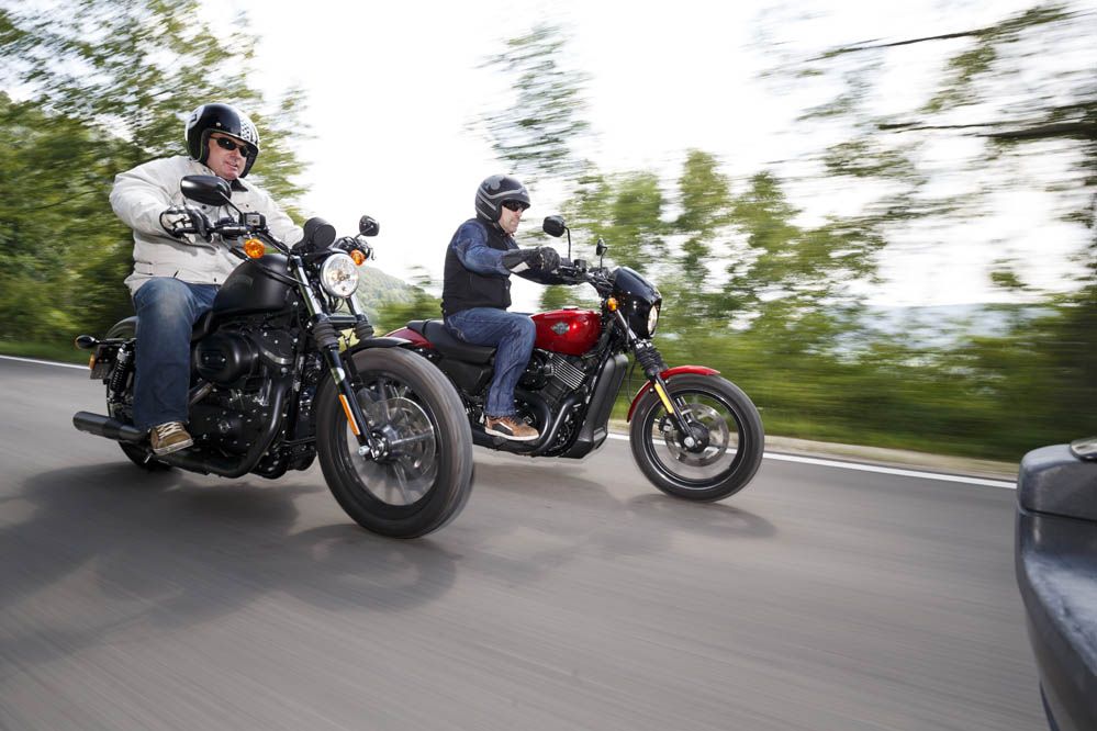 Comparativa Harley-Davidson 883 Sportster Iron y H-D Street 750. Galería
