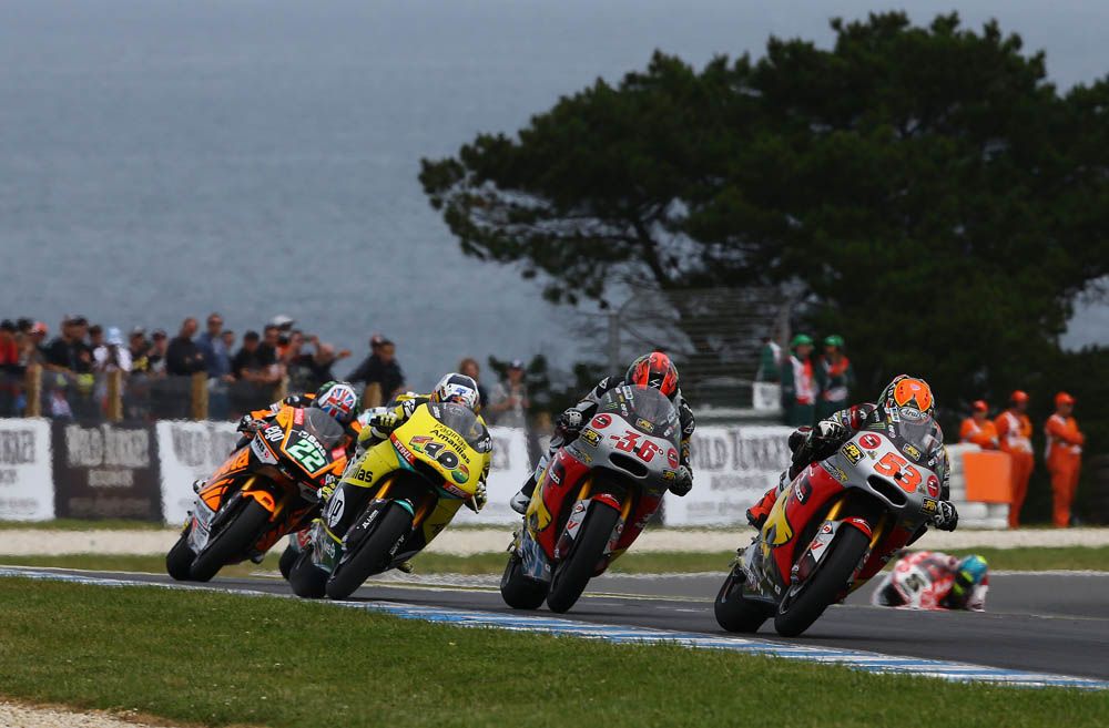 La carrera de Moto2 del GP de Australia en imágenes