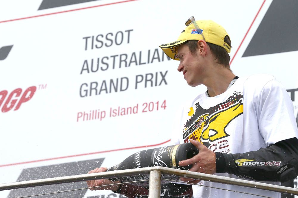 La carrera de Moto2 del GP de Australia en imágenes