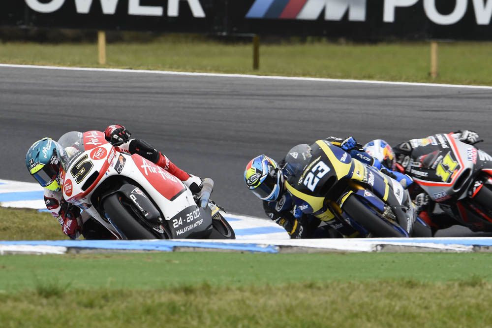 La carrera de Moto2 del GP de Australia en imágenes