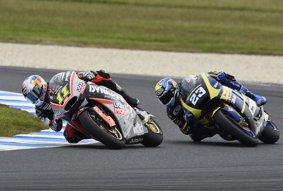 La carrera de Moto2 del GP de Australia en imágenes