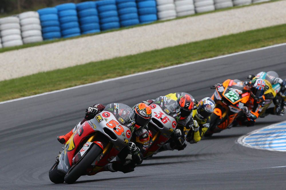 La carrera de Moto2 del GP de Australia en imágenes