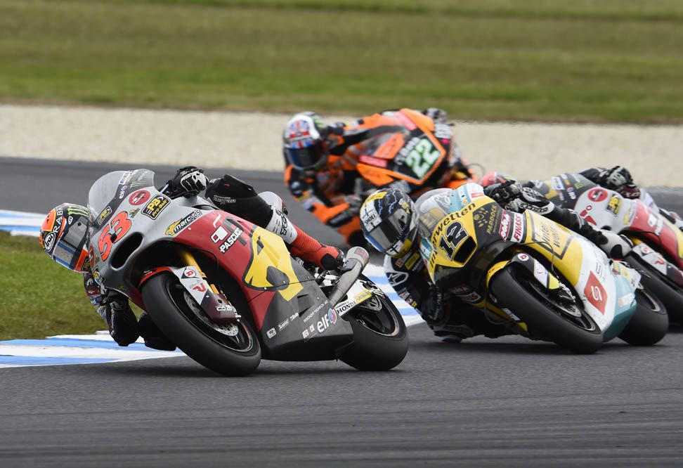 La carrera de Moto2 del GP de Australia en imágenes