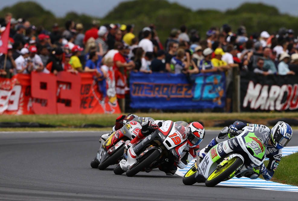 Las fotos de la carrera de Moto3 en Australia