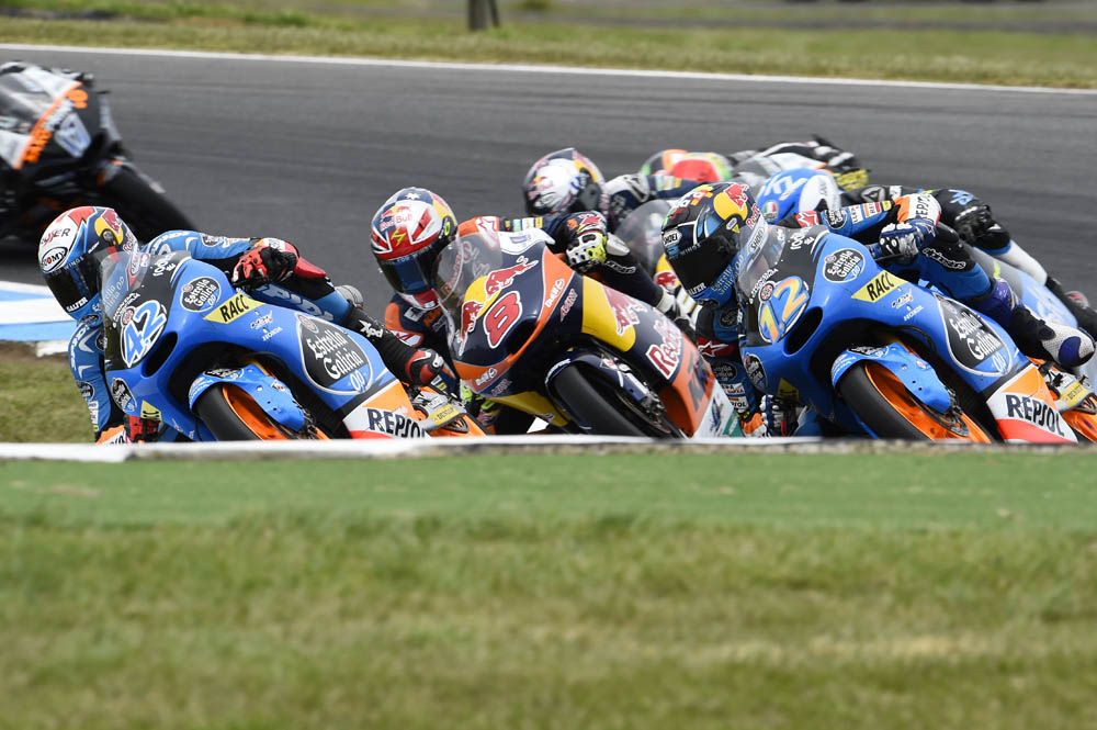 Las fotos de la carrera de Moto3 en Australia