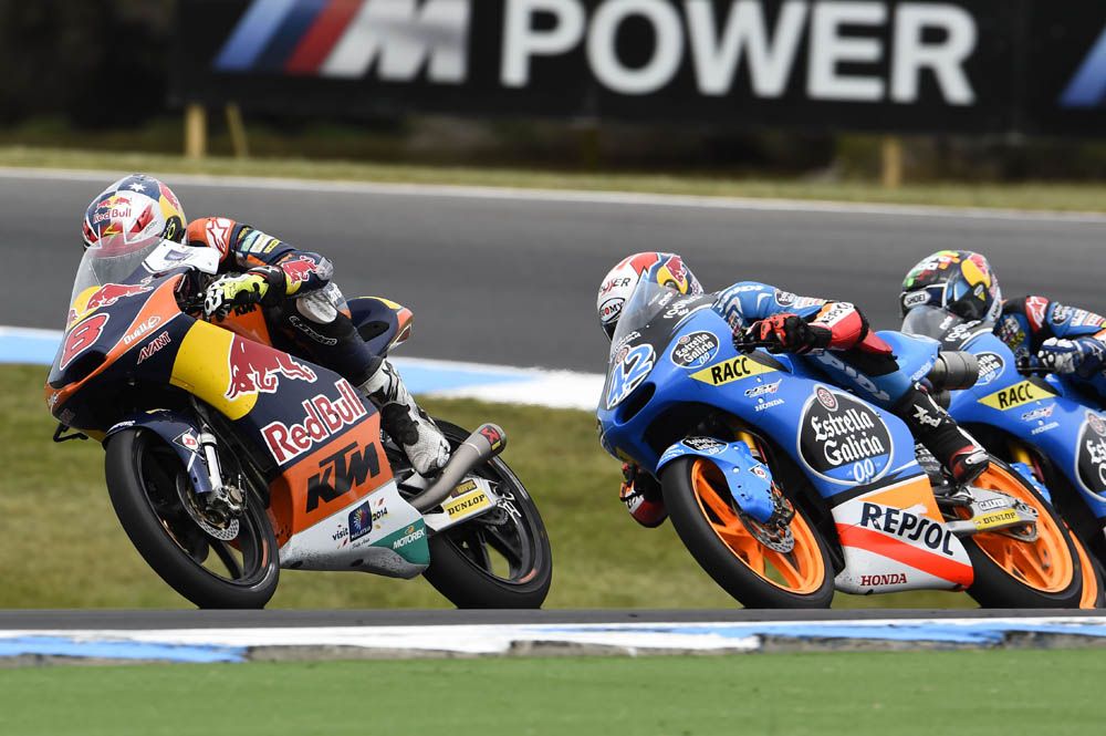 Las fotos de la carrera de Moto3 en Australia