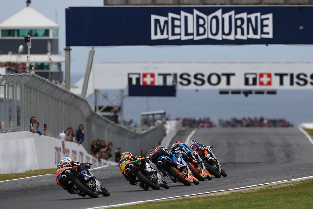 Las fotos de la carrera de Moto3 en Australia