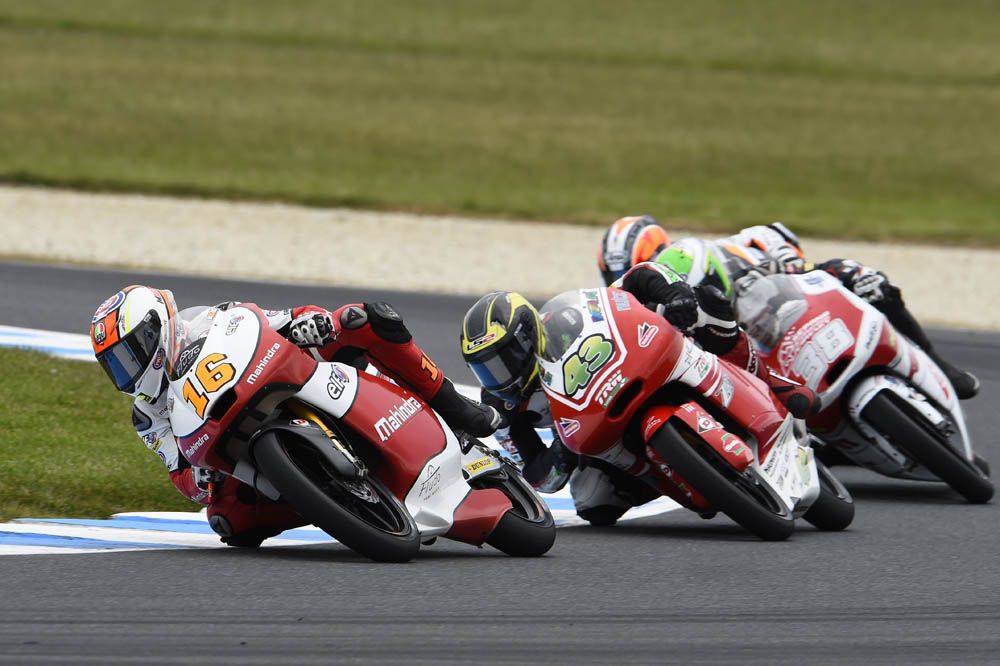 Las fotos de la carrera de Moto3 en Australia