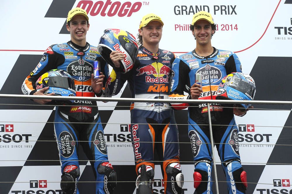 Las fotos de la carrera de Moto3 en Australia