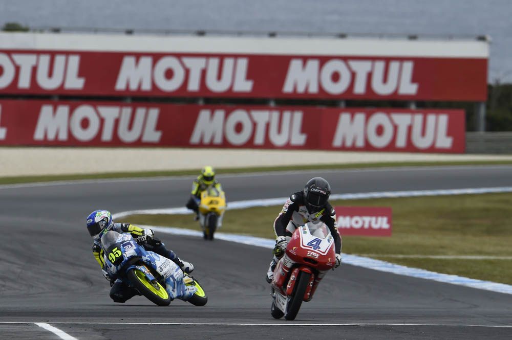 Las fotos de la carrera de Moto3 en Australia