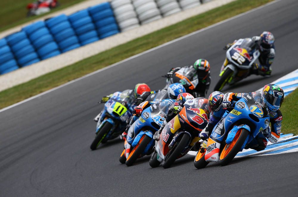 Las fotos de la carrera de Moto3 en Australia
