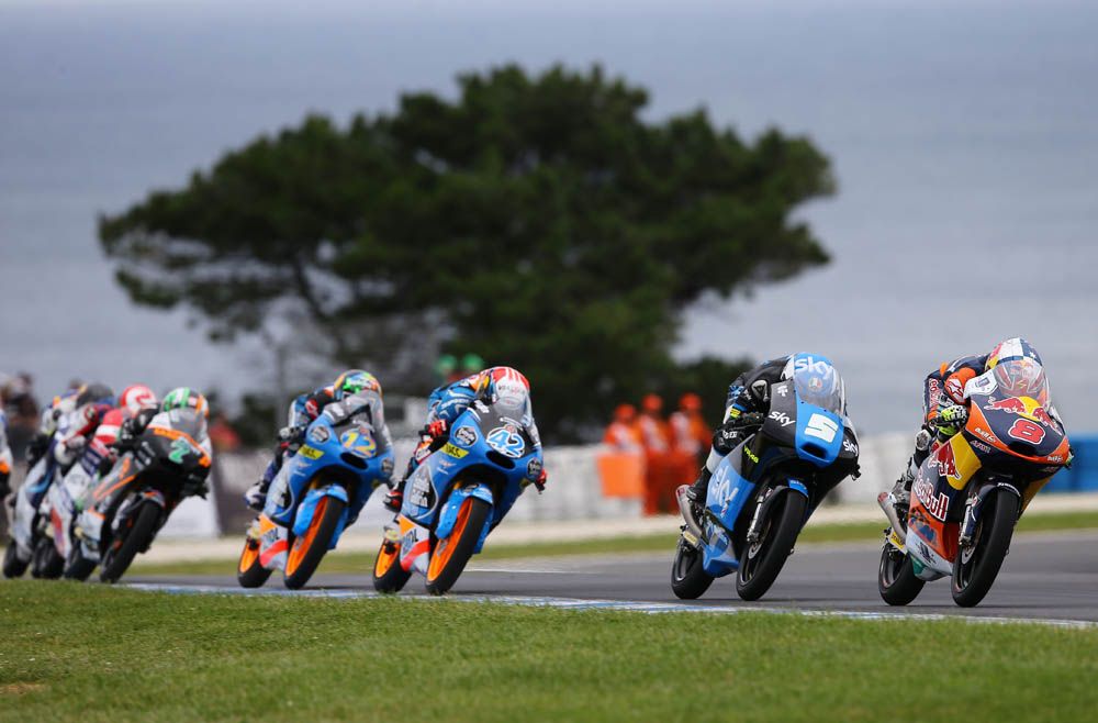 Las fotos de la carrera de Moto3 en Australia