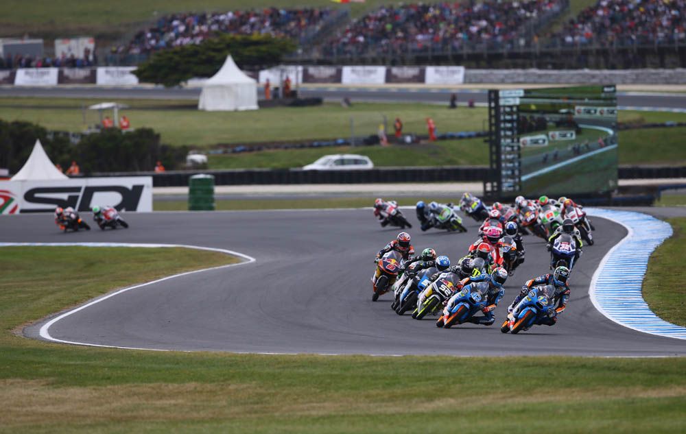 Las fotos de la carrera de Moto3 en Australia