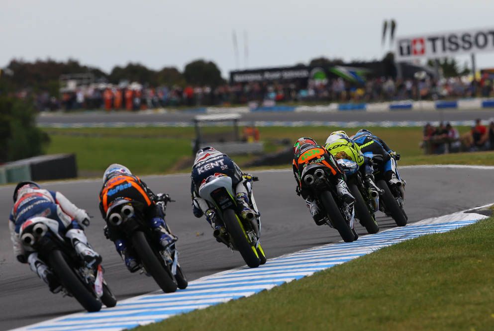 Las fotos de la carrera de Moto3 en Australia
