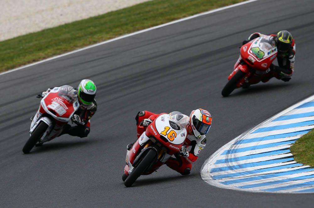 Las fotos de la carrera de Moto3 en Australia