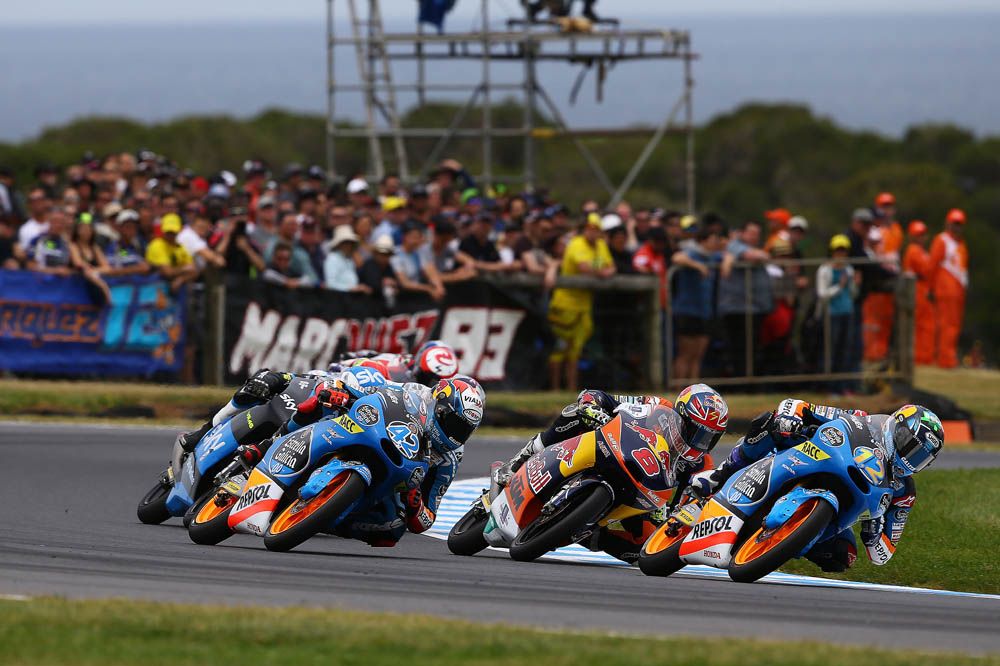 Las fotos de la carrera de Moto3 en Australia