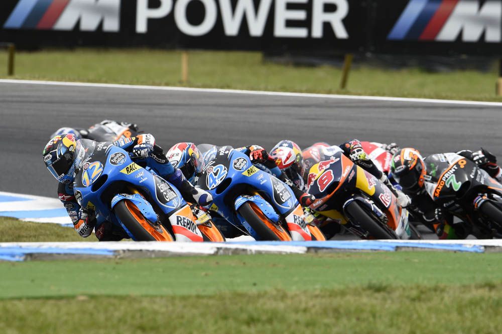 Las fotos de la carrera de Moto3 en Australia