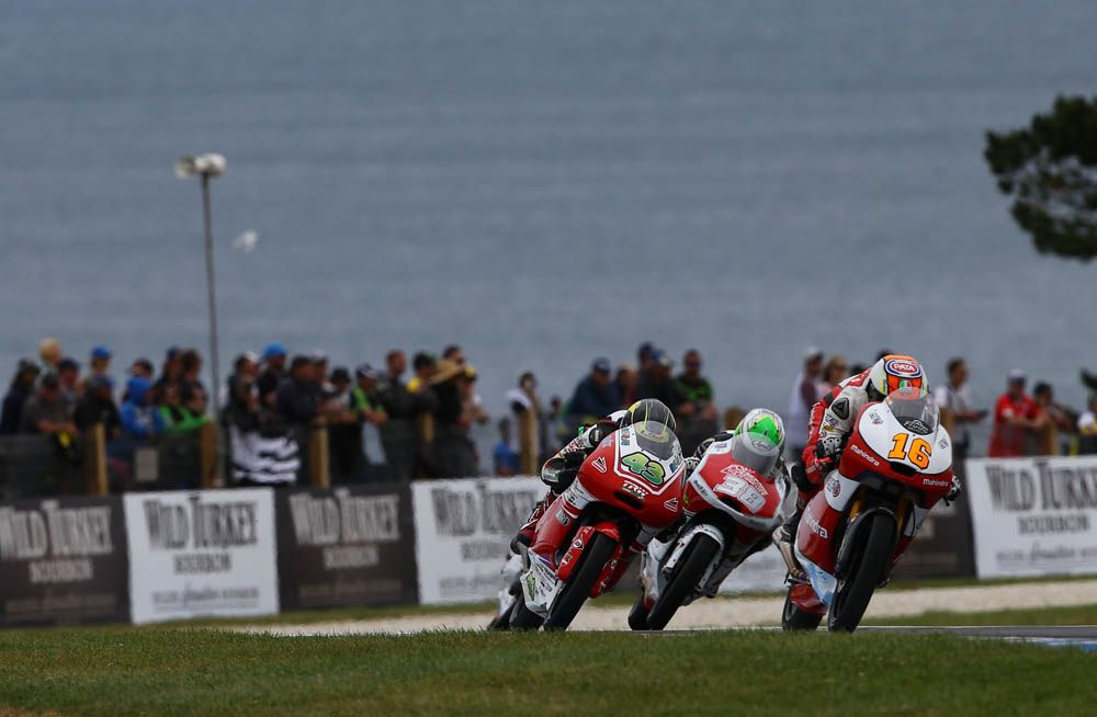 Las fotos de la carrera de Moto3 en Australia