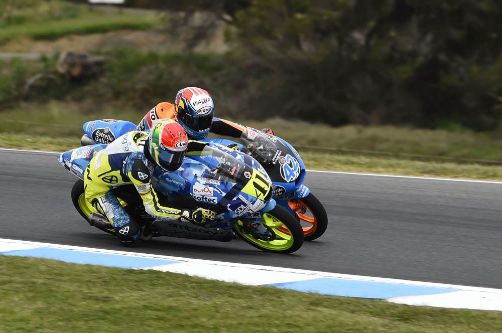 Las fotos de la carrera de Moto3 en Australia
