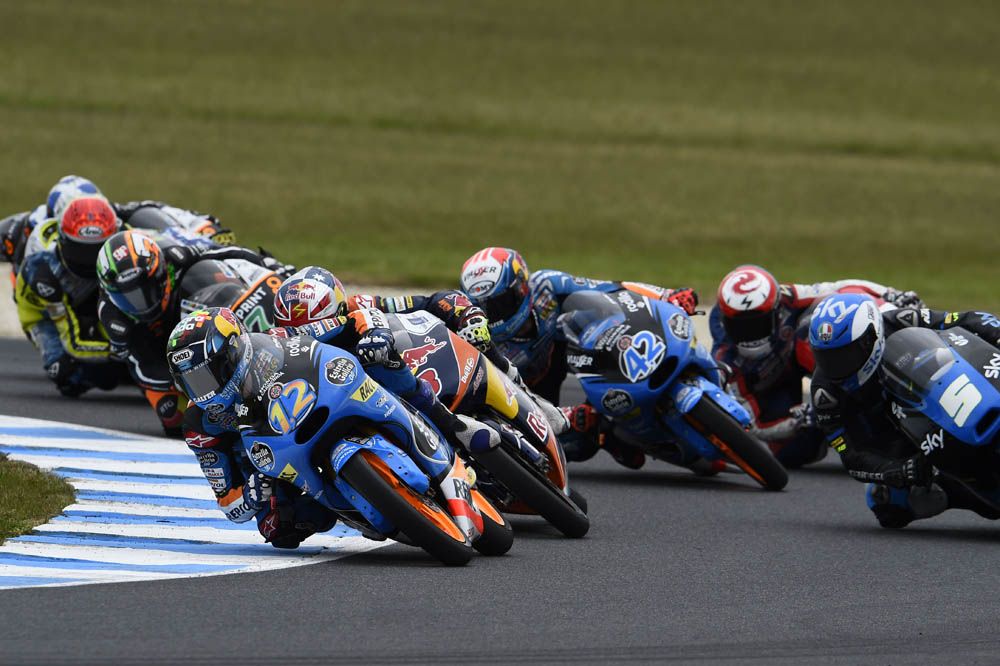 Las fotos de la carrera de Moto3 en Australia