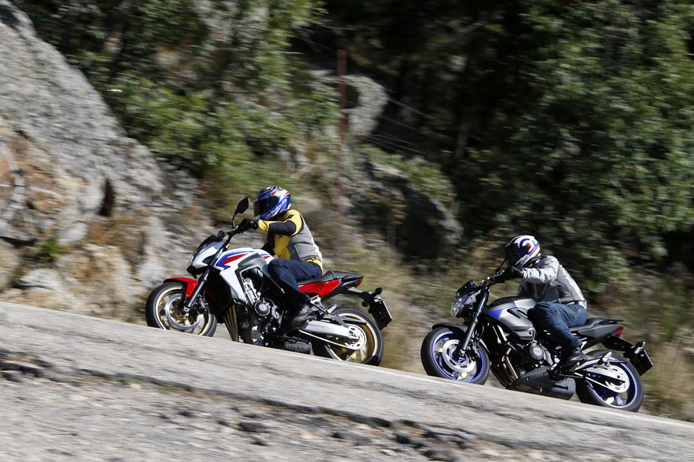 Comparativa Honda CB650F- Yamaha XJ6. Galería