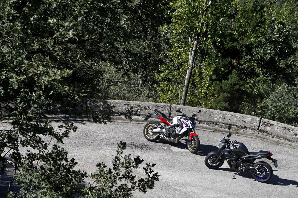 Comparativa Honda CB650F- Yamaha XJ6. Galería