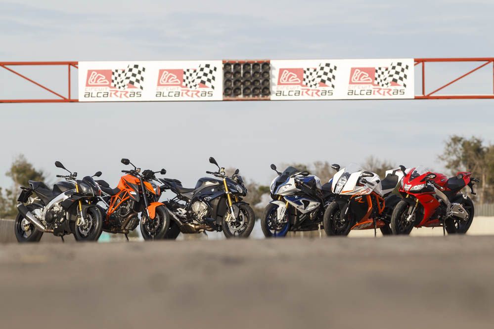 Comparativa deportivas 1000 Aprilia, BMW, KTM. Galería
