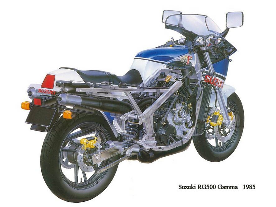 Clásica: Suzuki RG400 Gamma. Fotos