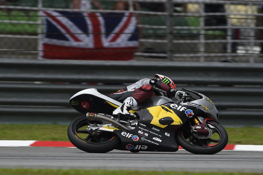 La carrera de Moto3 del GP de Malasia en imágenes