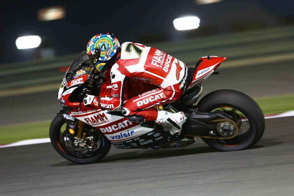 Carrera de SBK en Qatar en imágenes