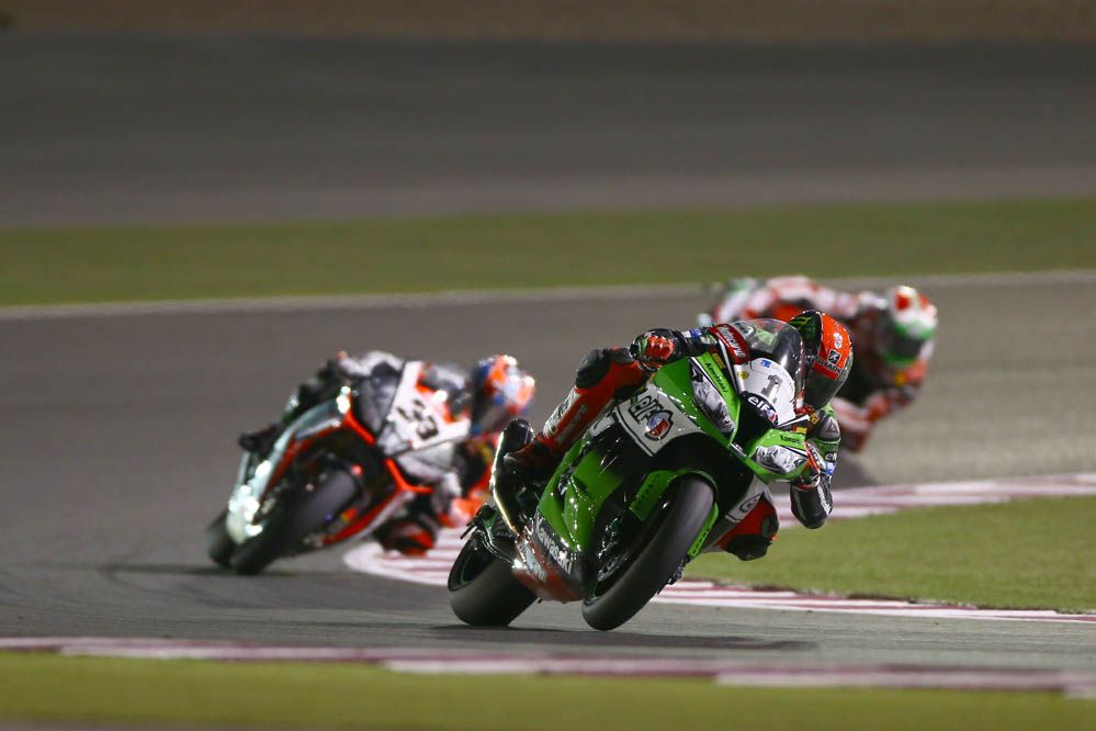 Carrera de SBK en Qatar en imágenes