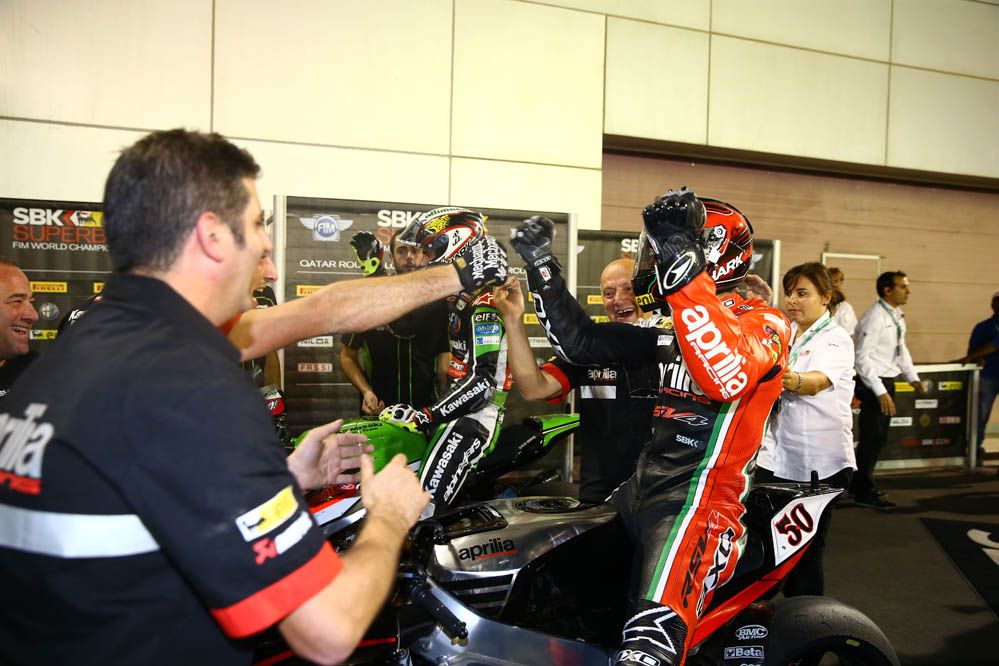 Carrera de SBK en Qatar en imágenes