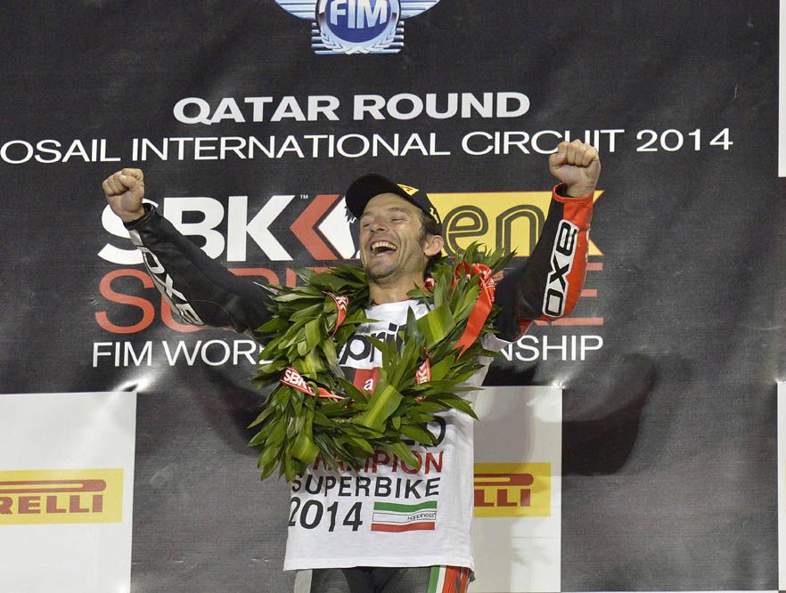 Carrera de SBK en Qatar en imágenes